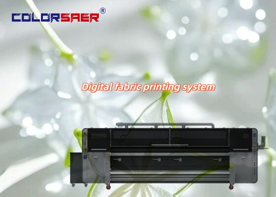 SAER COLOR KJ4B-QL baskı başlı yüksek kaliteli boya sublimasyon yazıcısı 3200mm baskı genişliği pamuk ve poliester kumaşları için otomatik ruloya rulo