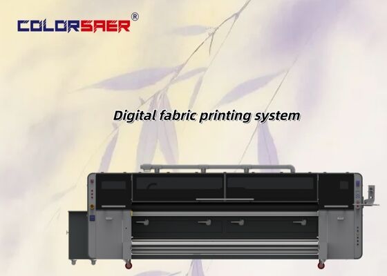 Kumaş Çizelgesi ve Dijital Kumaş Yazıcısı için KJ4B-QL Baskı Başlı Otomatik Yüksek Hızlı Tekstil Baskı Sistemi