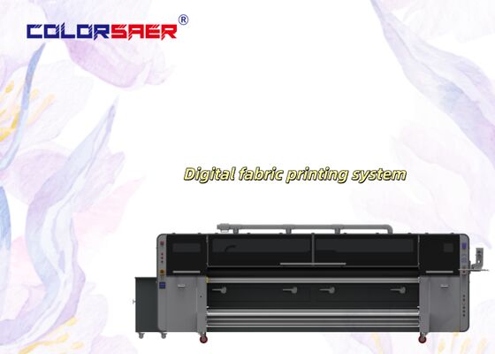 Yüksek Kaliteli 4 & 8 Renkli Geniş Format Tekstil Baskı Sistemi Yüksek Hassasiyetli Mürekkep Atış Kumaş Çizelgesi