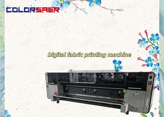 SAER Color 4 & 8 pcs I3200A1 Print Head 3.2m All-in-one Reklamcılık Yüksek Renkli Mürekkep Atışı Dijital Bayrak Baskı Makinesi