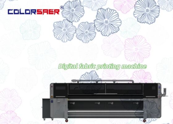SAER High-End Geniş Format 3200mm Dijital Tekstil Baskı Sistemi Kumaş Plotter 4 Renk veya 8 Renk