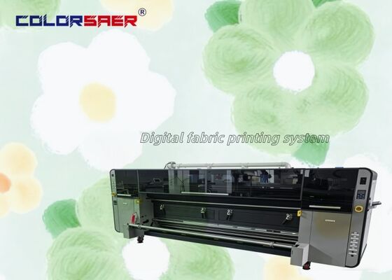 Sürekli Üretim Pamuk ve Polyester Kumaş için Yüksek Kaliteli Dijital Baskı Makinesi Uzak Kızılötesi Isıtıcılı Inkjet Tekstil Yazıcısı Inline Baskı Sistemi