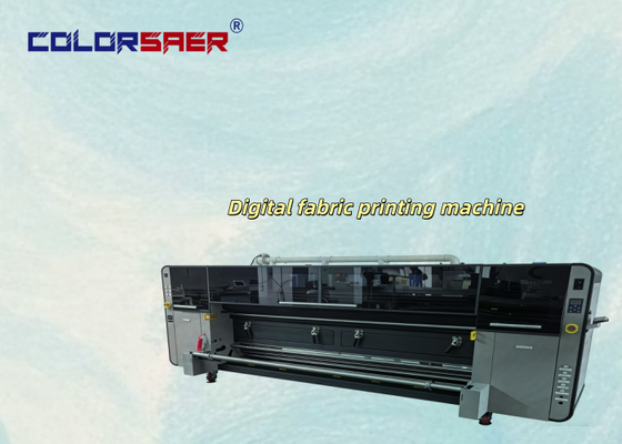 SAER I3200 Baskı Kafası CMYK 4 Renk & CMYKGRBK 8 Renk 3.2m Polyester ve Pamuklu Malzemeler için Tekstil Baskı Makinesi