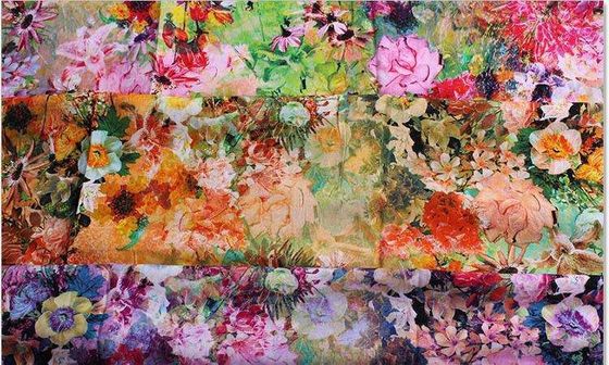 Cmyk Dijital Kumaş Baskı Ekipmanları 6kw Isıtıcı Güç Rulo Rulo Tip Plaka