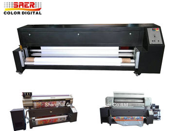 Filtre Fanlı Rulodan Ruloya Isı Baskı Makinesi 1.8m Çalışma Genişliği 220 - 240V