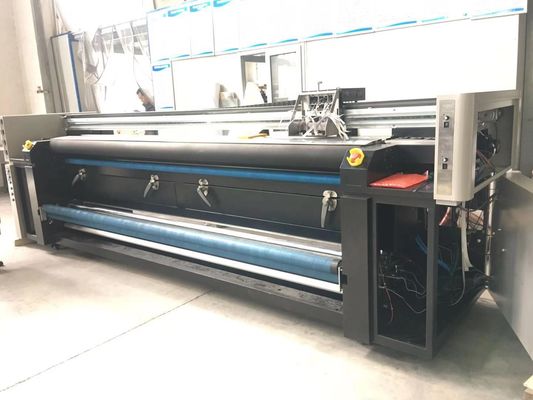 Üç Epson 4720 Baskı Kafaları ile Çift CMYK Renkli Bayrak Baskı Makinesi / Doğrudan Kumaş Baskı Makinesi