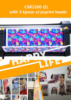 2.0m Çalışma Genişliği Dijital Kumaş Yazıcı Isıtıcı Süblimasyon Fırını Filtre Fanı ile