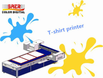 Pigment Mürekkep Düz Yataklı T Shirt Baskı Makinesi Çok İşlevli A3 Boyutlu Dijital Yazıcı