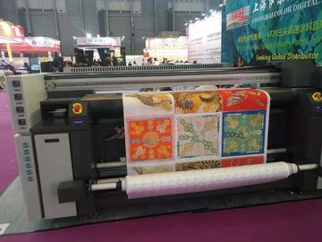 2.0m Polyester Kumaş Plotter T Shirt Baskı Ekipmanları 23 SQM / H Baskı Hızı