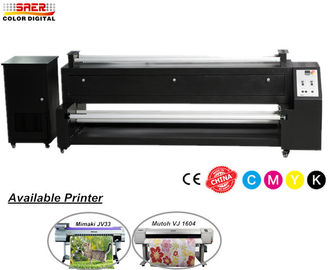 SR1800 Özel Yapılmış Bayraklar Boya Süblimasyon Makinesi Fiksasyon Rengi 1800mm Çalışma Genişliği