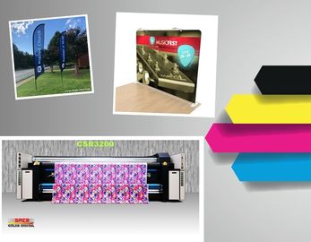 Cmyk Dijital Geniş Format Tekstil Yazıcı 6kw Isıtıcı Güç Rulo Plaka Tipi