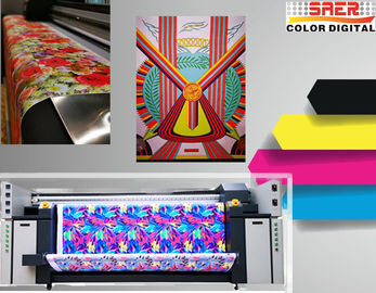 Sublime Dijital Tekstil Baskı Makinesi Kumaş İki Adet Epson DX5 için