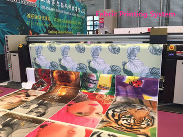 1800DPI Geniş Format Çift CMYK Dijital Tekstil Yazıcısı