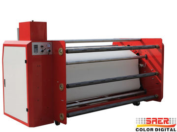 Isı Transferi Tekstil Kalender Makinası Süblimasyon Baskı Makinesi 600mm Davul Çapı