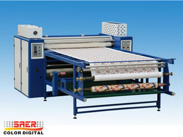 Geniş Format Takvim Isı Basın Makinesi 420mm Davul Çapı Yağ Isıtma