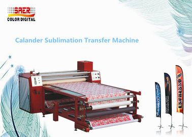 Sublime Döner Tekstil Kalender Makinesi Konfeksiyon Mağazaları için 600mm Davul Çapı