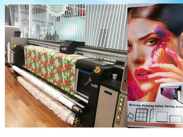 Pigment Mürekkep 3.2m Polyester Tekstil Baskı Makinesi