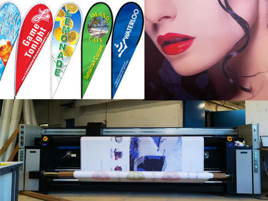 Süblimasyon Reklam Bayrakları Sürekli Mürekkep Püskürtmeli Yazıcı