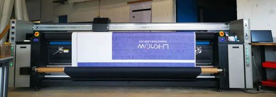 Çadır Şemsiye Dijital Kumaş Baskı Makinesi 6kw 720 * 1220dpi