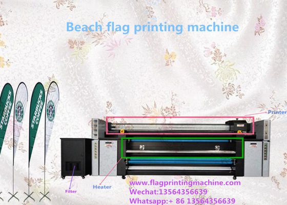 1400DPI Çift CMYK Mürekkep Püskürtmeli Tekstil Baskı Makinesi 2000mm Genişlik
