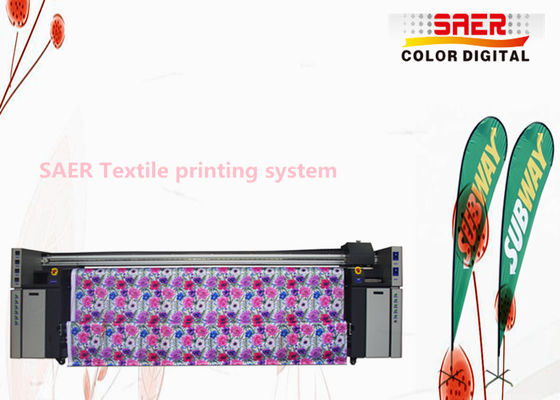 No Pinch Roller Dijital Kumaş Plotter Pamuklu Baskı 720x1800DPI