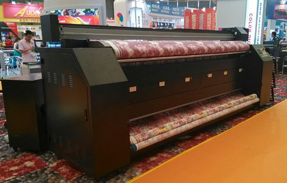DX7 Başkanı 3.2m Genişliği ile Otomatik Polyester Dijital Bayrak Baskı Makinesi