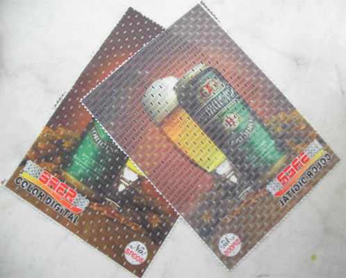 Spor Giyim İçin Polyester Delik Çözgü Örme Özel Baskılı Kumaş