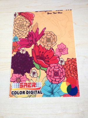 Çözgü örme Plaj afiş için dijital baskılı kumaş örme