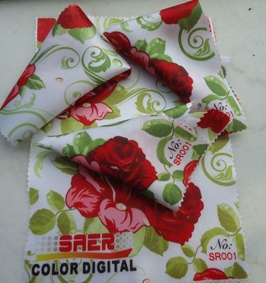 Masa Örtüsü Yapımı İçin Kaplamalı Polyester Saten Dijital Baskı Kumaş