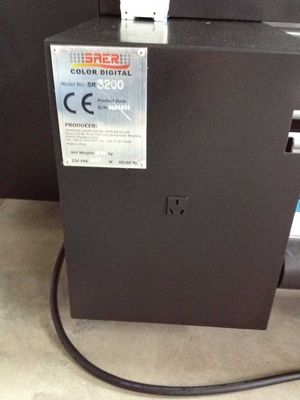 Masa Örtüsü Yapımı İçin Çift Epson DX7 1440dpi Tekstil Bayrak Baskı Makinesi