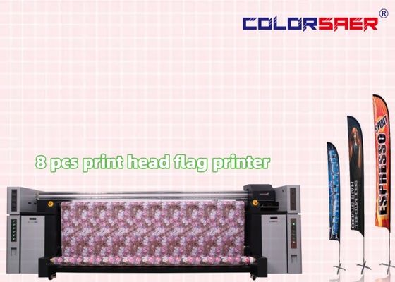 Renk SAER I3200 Dijital Tekstil Baskı Makinesi Bayrak Afiş Polyester Kumaş Mürekkep Püskürtmeli Süblimasyon Yazıcı