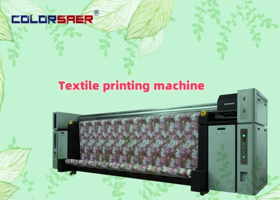 Yüksek çözünürlüklü 3.2m 8 kafalı I3200 Tekstil Yazıcısı, İç ve Dış Mekan Reklamcılığı için