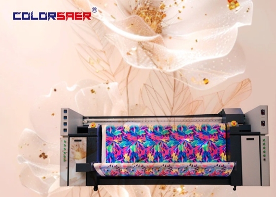 Geniş formatlı I3200 Sublimasyon ve Pigman mürekkebi ile Dijital Pamuk ve Poliester Tekstil Baskı Makinesi