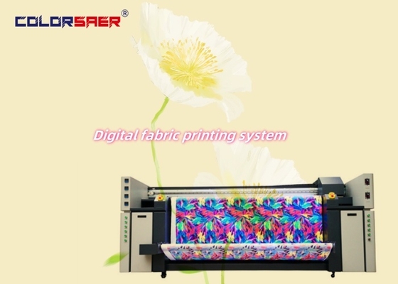 2.2M Polyester ve Pamuk Kumaş Baskı Makinesi Doğrudan Kumaş Dijital Tekstil Plotter Sublimasyon Baskı Makinesi