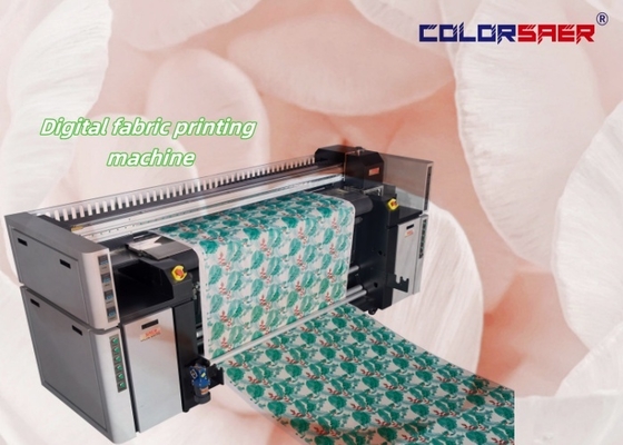 COLOR SAER Geniş Format Rulo-Rulo Polyester & Pamuklu Tekstil Baskı Sistemi Kumaş Çizici