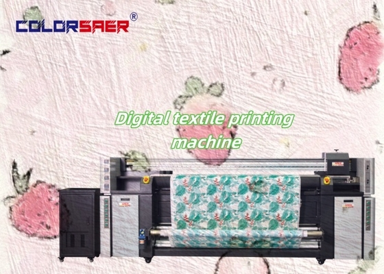 Ömür Boyu Garanti 2m 4 adet I3200 Ev Tekstili Baskıdan Kumaşa Dijital Mürekkep Püskürtmeli Yazıcı Makinesi Giysiler Üzerine