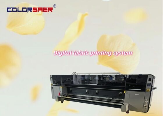 Plaj Bayrakları Baskı Makinesi 3200mm Pigment ve Sublimasyon Mürekkebi ile Büyük Format Tekstil Çizelge