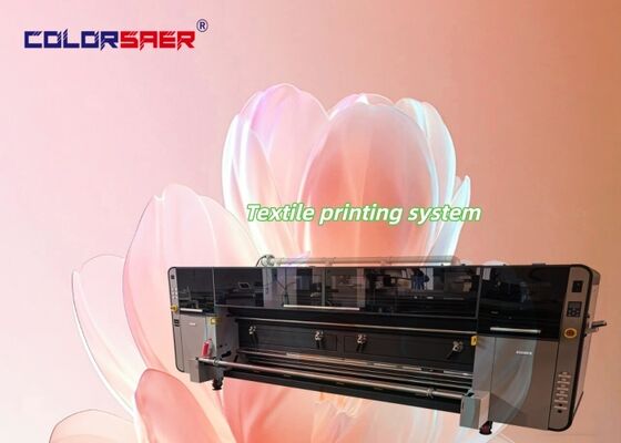 SAER Otomatik Yeni CSR3200 Pamuk ve Poliester için Büyük Boyutlu Tekstil Baskı Makinesi 1 Yıllık Garanti