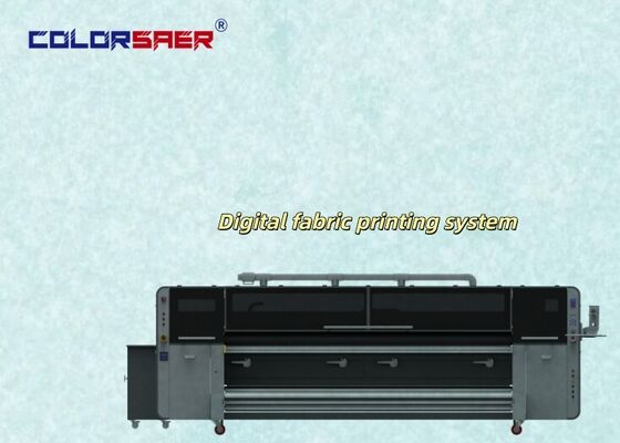 SAER COLOR Fabrika Fiyatı Yüksek DPI Dijital Tekstil Baskı Sistemi 4 veya 8 adet baskı kafası ile