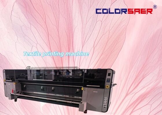 SAER COLOR Yüksek Performanslı Dijital Bayrak Kumaş Baskı Makinesi Polyester Kumaş / Pamuklu Malzeme Yazıcı için