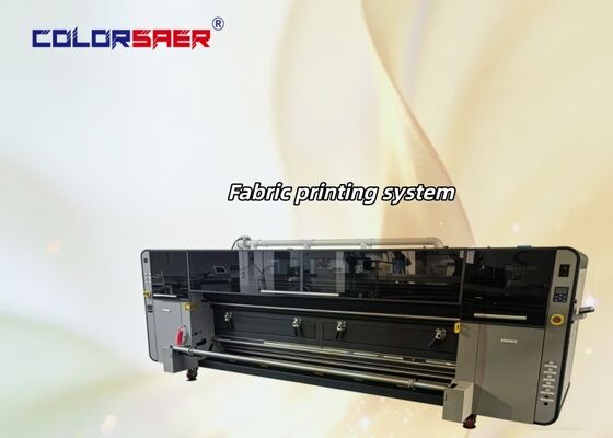 3.2 Metre Doğrudan Kumaşa Baskı Makinesi, I3200A1 Baskı Kafası Mürekkep Püskürtmeli Tekstil Baskı Sistemi, Pigment ve Süblimasyon Mürekkebi ile