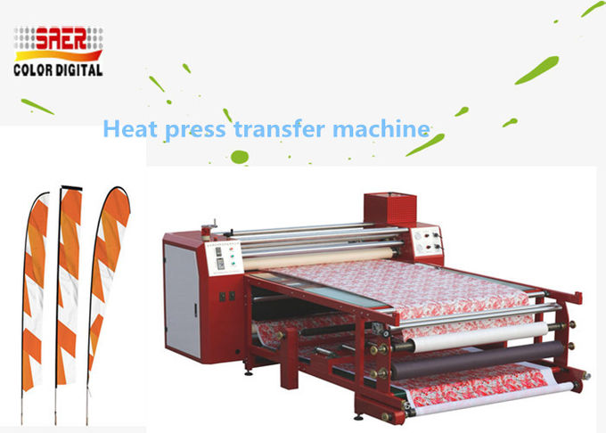 Flatbed Tekstil Kalender Makinası Sublime Döner Baskı Transfer Makinesi 0